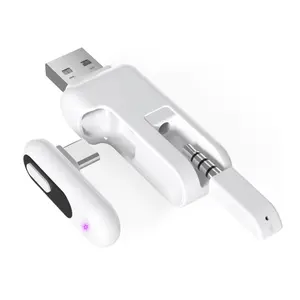 YOCOWOCO USB-C Bluetooth Adapter for PS5, PS4, 2-in-1 USB-A Bluetooth Audio Adapter with aptX-Adaptive & Low Latency, Wireless Audio Transmitter to Connect Bluetooth Headphones & Earbuds