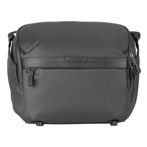 Vanguard VEO Metro S9L Camera & Everyday Shoulder Bag (Black) – Fits Full-Frame Camera with 3 Lenses (Up to 70–200mm f/2.8), 13" Tablet Sleeve, Removable Dividers, Weather-Resistant Design