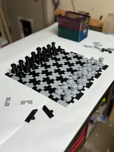 MultiColor Puzzle Chess Set - 3D Printed