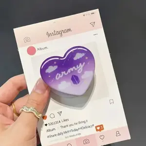 Kpop Kindle Grip, Cute Boy Band Phone Grip, Gift For Fans sticky magnetic mount, Compact Holder Stand