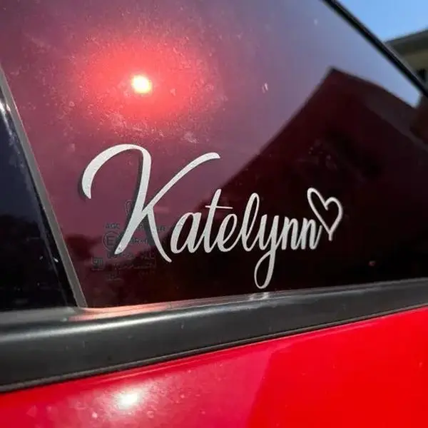 Cursive Name Decal - Personalized Name Decoration DecalLA3 Cursive Name Decal - Personalized Name Decoration DecalLA3