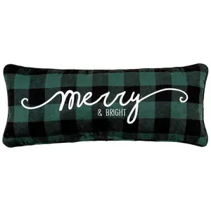 C&F Home Merry Embroidered Throw Pillow