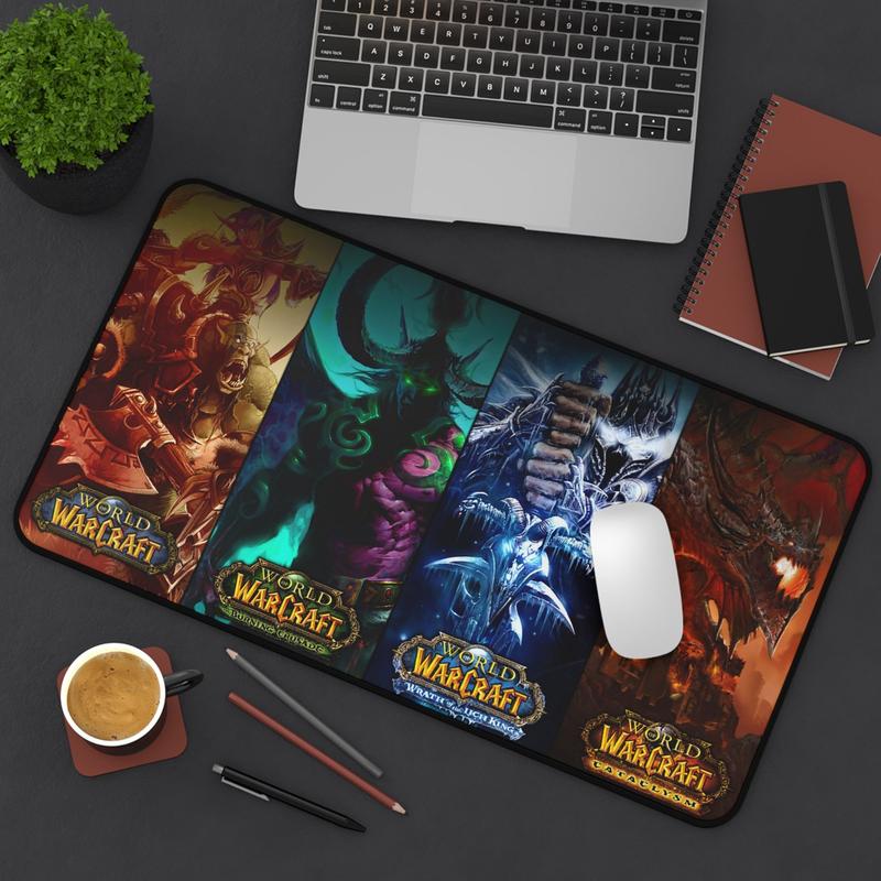 World of Warcraft Mouse Pad - Gaming Desk Mat - Customized Mouse Pad ...