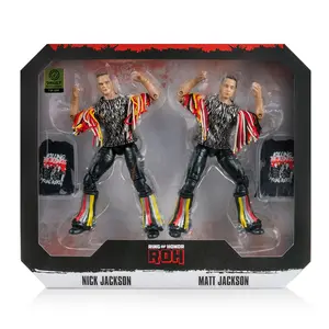 Young Bucks (1 of 4000) 2-Pack - Ring of Honor Vault Exclusive (AEW0564) Jazwares ROH Toy Wrestling Action Figures