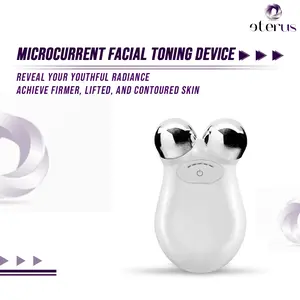 Microcurrent Facial Toning Massager - 12-Day Toning with Deep Tissue Cleansing for Soft, Gentle Results Clear Daily White Mask
