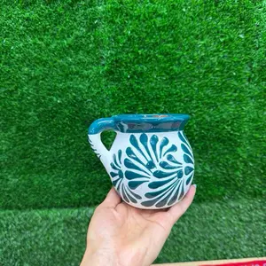 Relieve Mug 355ml Verde Pavo Sets.