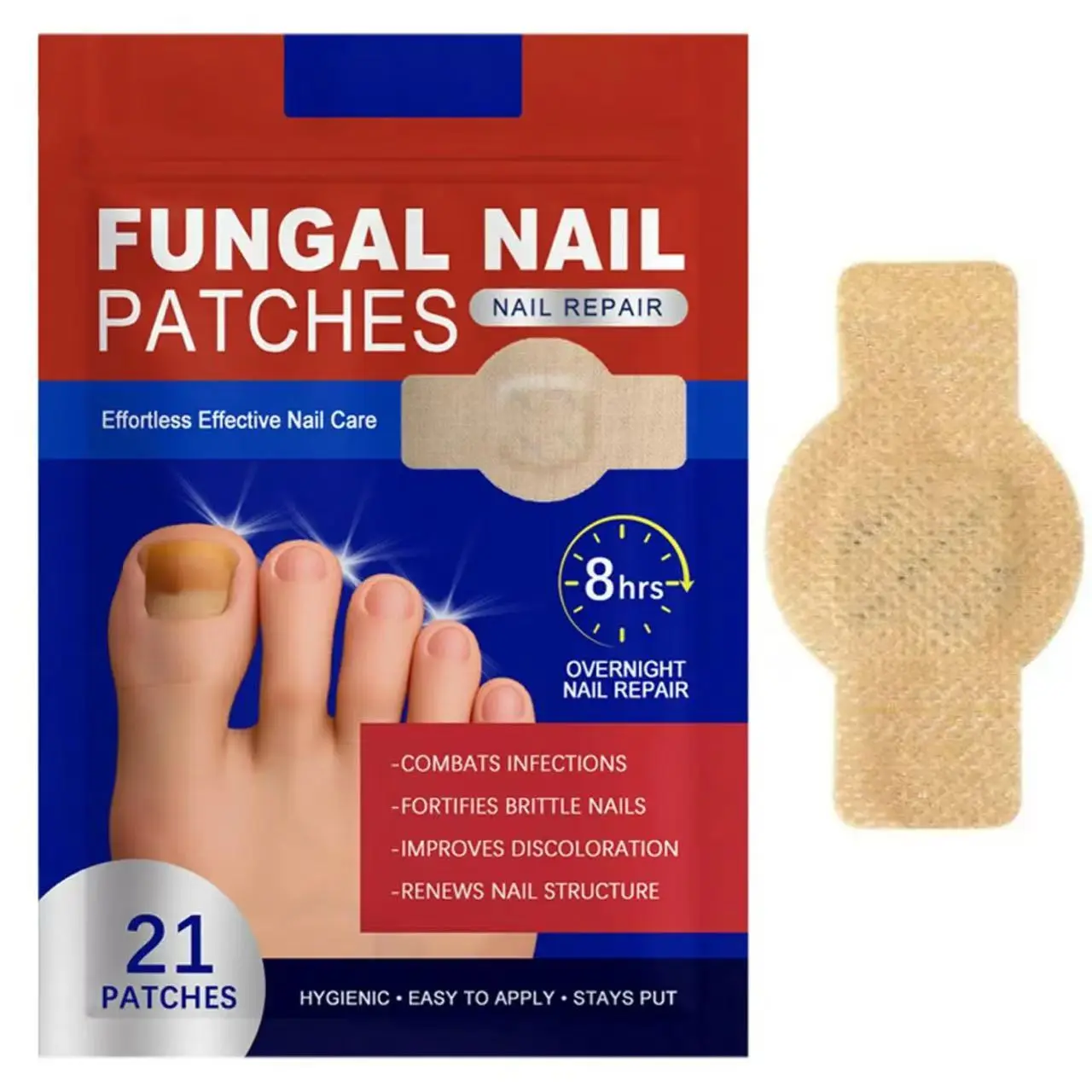 Ditch Expensive Salon Treatments! These Fungal Nail Patches Repair Damaged Toenails While You Sleep