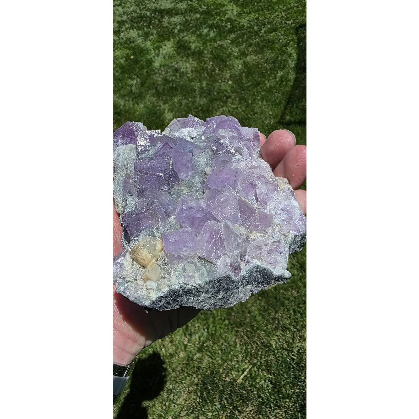 Lavender Navidad Fluorite Crystal Specimen for Collectors and Enthusiasts