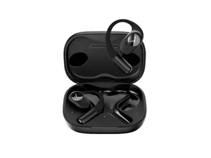 Beyerdynamic AMIRON 200 True Wireless Bluetooth Earbuds w/Ear Hooks. Running, Biking, Sport, Fitness Open Headphones with 36Hrs Playtime. IP54 Weather Resistant Earphones, Lightweight, Mic. (Black)