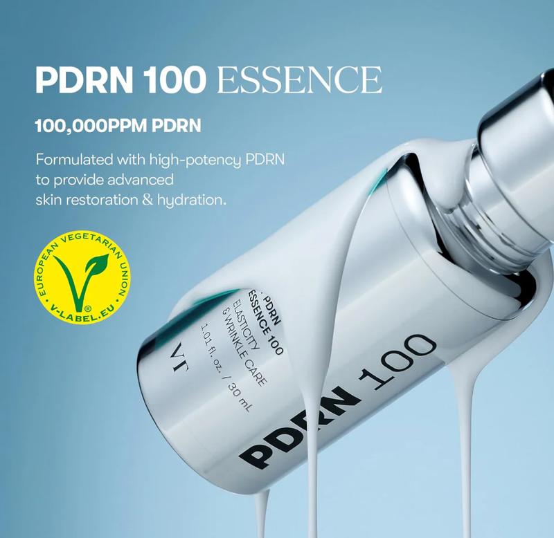 VT COSMETICS PDRN 100 Essence – Intensive Glow Serum (30ml / 1.01 fl. oz.)