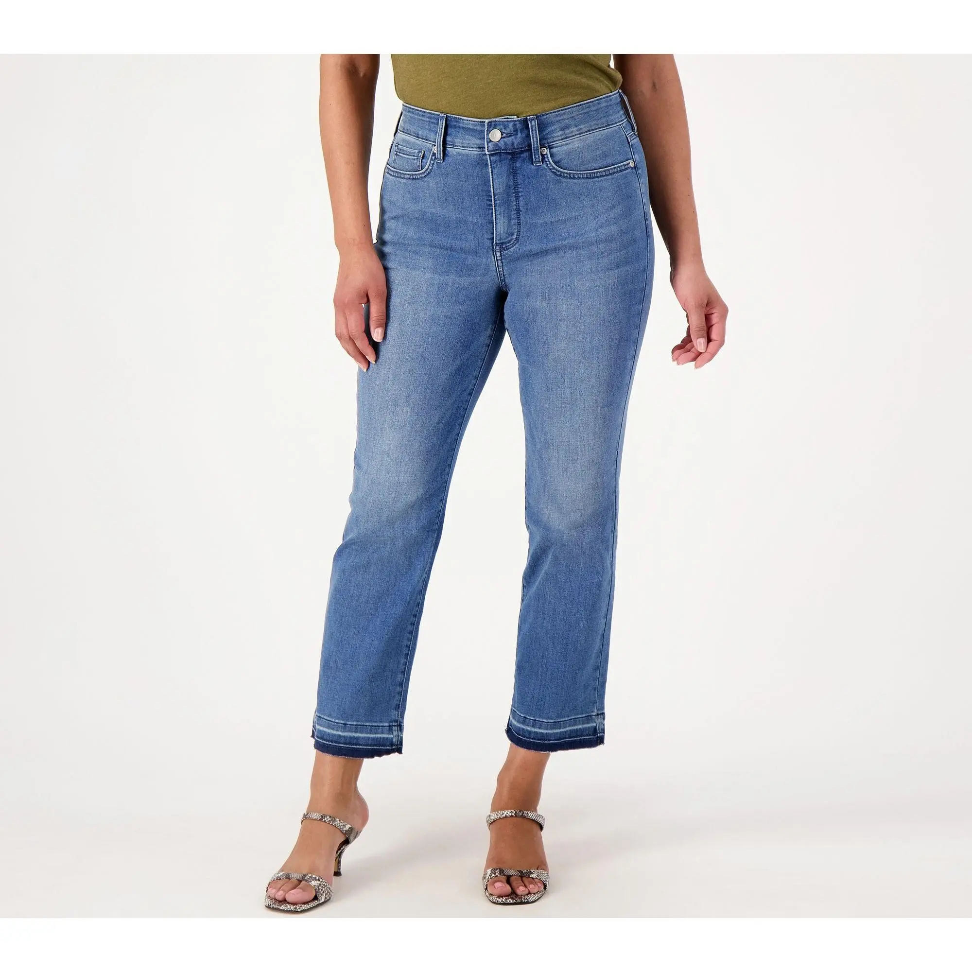 NYDJ High Rise Marilyn Cool Embrace Straight Ankle- Stunning