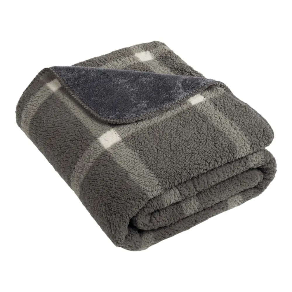 Marshmallow/ Grey Window Pane