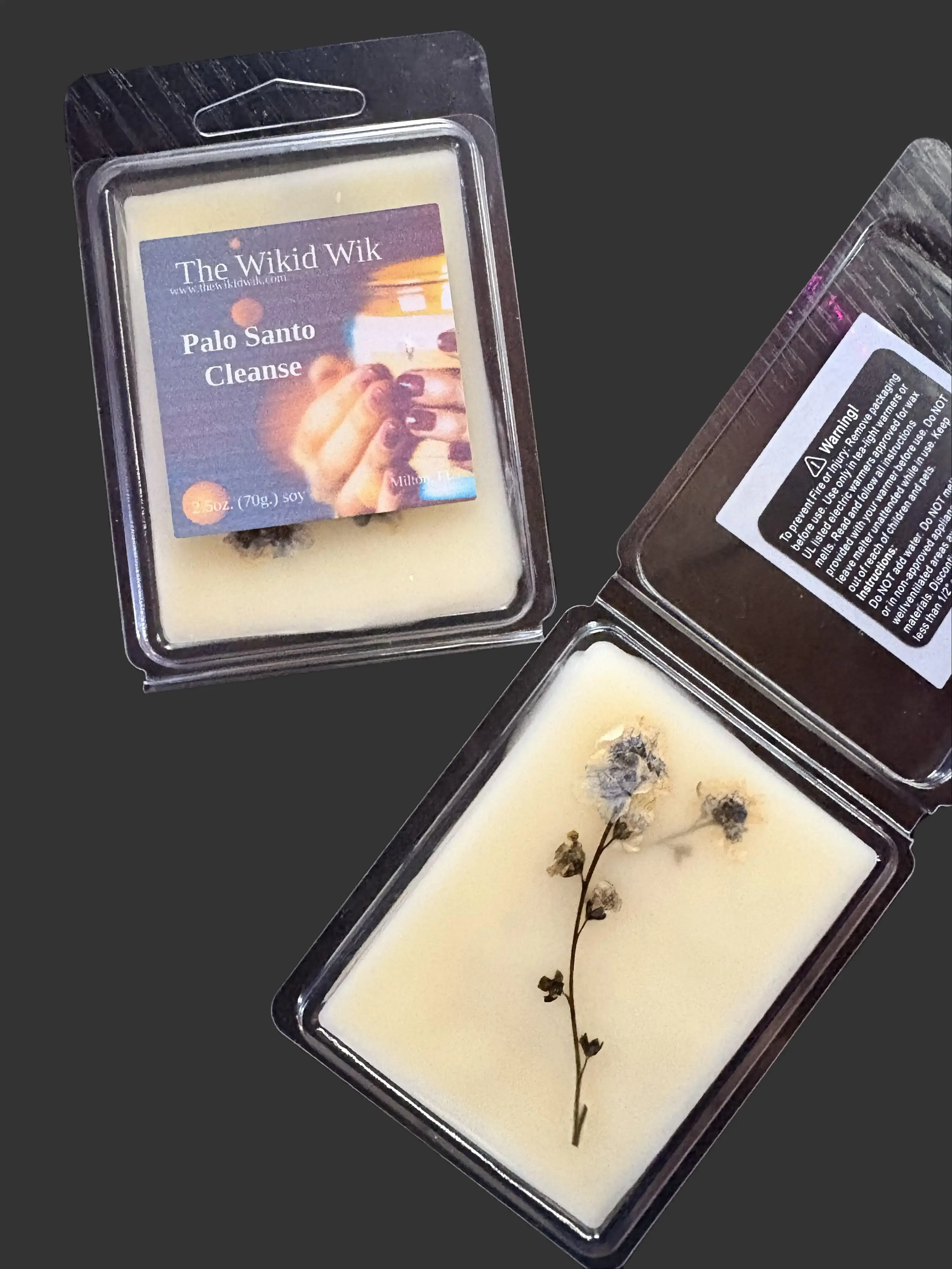 Palo Santo Cleanse-Wax Melts... Warm, grounding, and cleansing — like resetting the energy in your space.