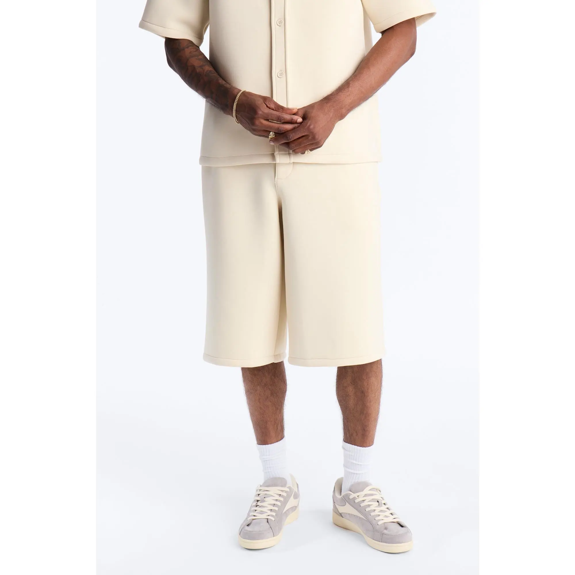 Baggy Arclight Interlock Short - Cream