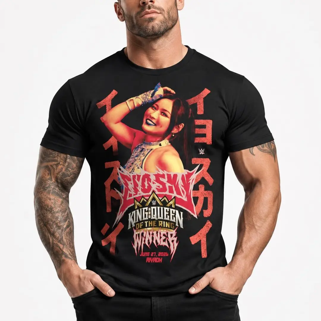 IYO SKY Night of Champions 2026 Queen of the Ring Winner T-Shirt, Men's Black Wrestling Graphic Tee, Unisex Fan Apparel