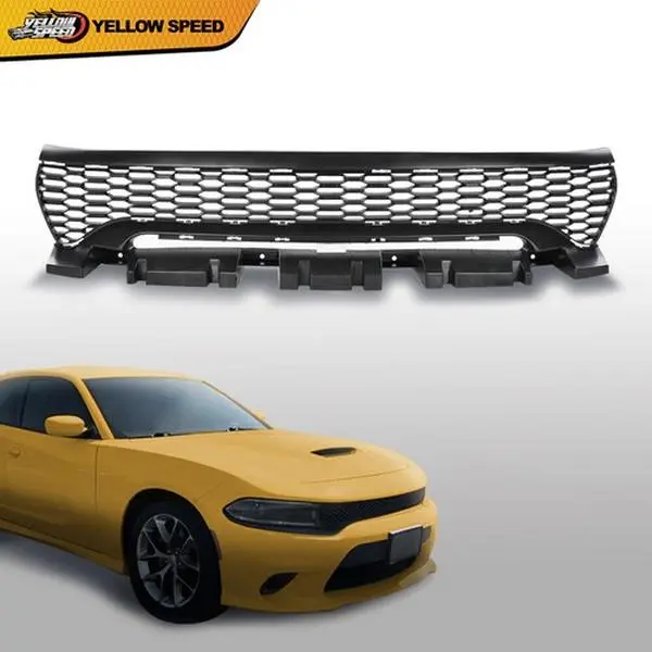 ALLGOOD Front Bumper Cover Grille - Widebody Kit Compatible, 100% Brand New Direct Fit for 2020-2022 Dodge Charger 68422116AC, Matte Black Durable Automotive Accessory, High Quality And Durable