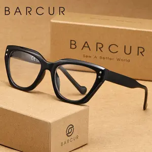 BARCUR Exquisite Leopard Print Splicing Reading Glasses With Fashionable Decoration Enhance Visual Comfort. PC Lens Material Is Versatile For Daily Use. Thanksgiving Brand Packaging Is A Great Gift