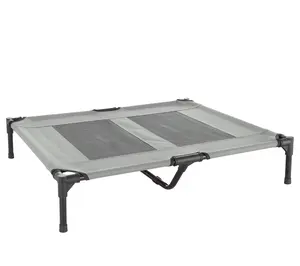 Pet Adobe Indoor/Outdoor Elevated Pet Bed 36" x 29.75"- Gray