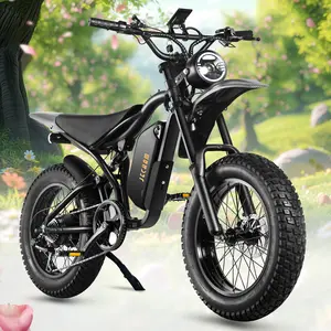 【Factory Direct New ebike JECHAM QL-200】New ebike, adult ebike, dirt bike 1500W peak motor, 48V 16A battery, dual hydraulic brakes, suitable for both off-road and city riding. Factory direct supply, better quality.