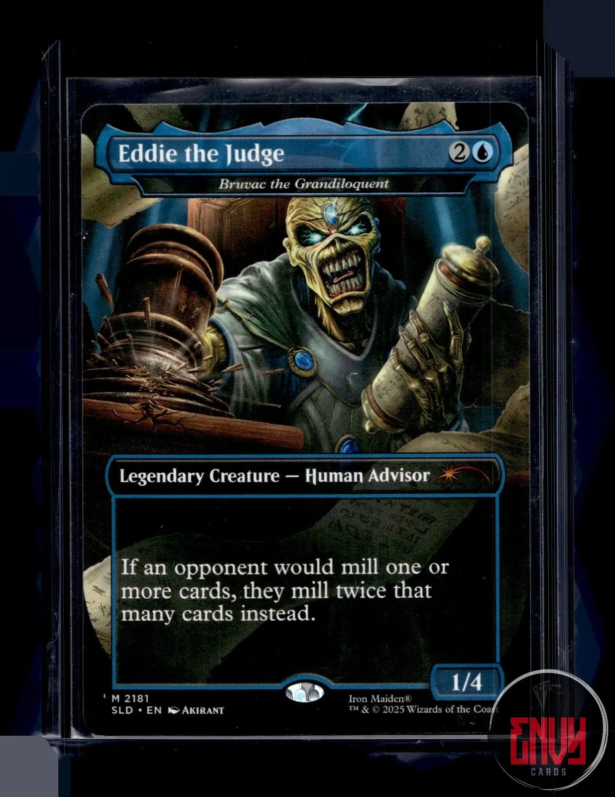 Eddie the Judge  Bruvac the Grandiloquent NM 2181 SLD Series Magic The Gathering