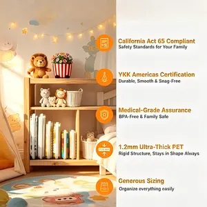 Set of 3 clear hard shell zipper cases – waterproof transparent zipper bags, suitable for organizing kids' toys, charging cables, creative journals, paintbrushes, sewing threads, and sketching supplies