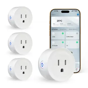 Osprey  Plug,  Outlet Socket Compatible with Alexa and  , Automate APP, Timer Function,  Measurement Function, No Hub Required, 16A (4 pcs)