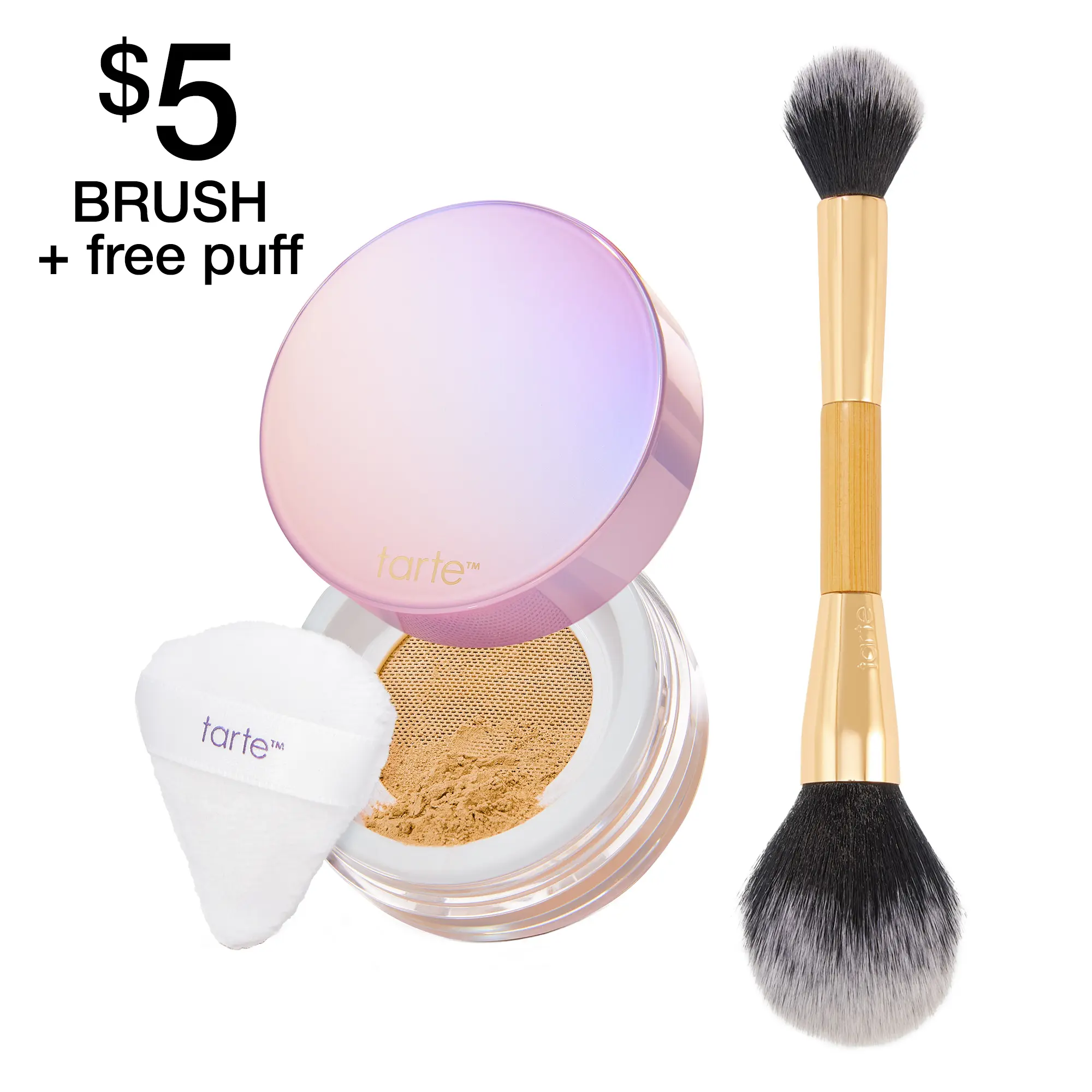 brush + honey powder
