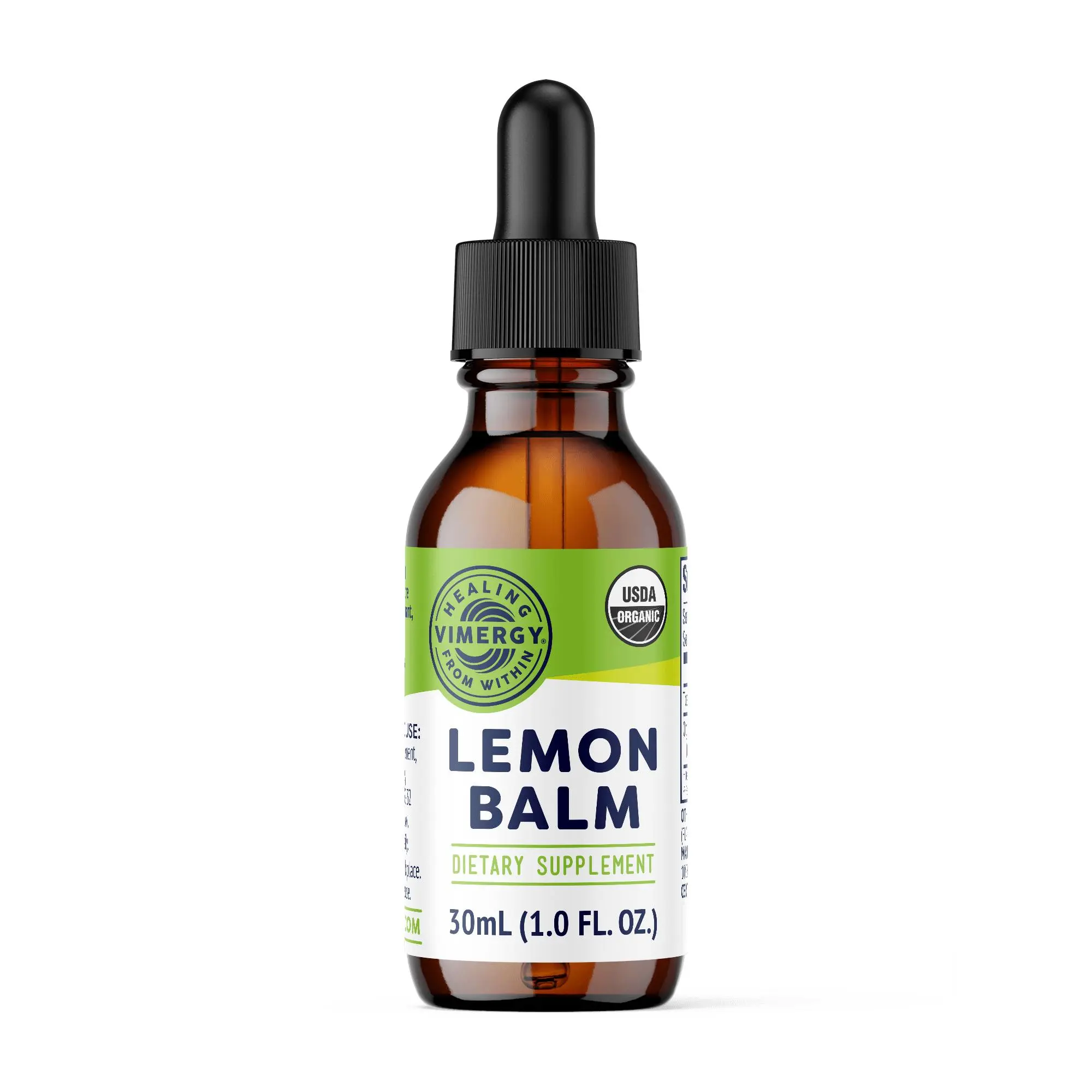 Vimergy Organic Lemon Balm 30-115 mL Fitness Healthy