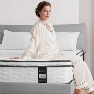 12 inch King Hybrid Mattress with Memory Foam, Medium Firm, Euro Top