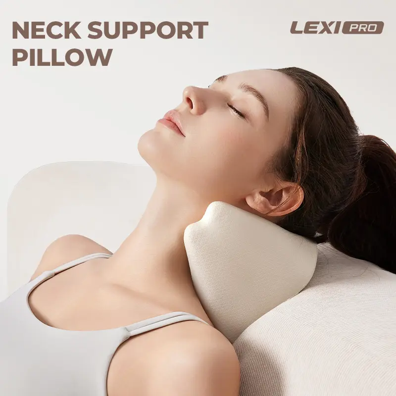 LEXI Cervical Massage Pillow Ergonomic Design With Scientific Zoning And Targeted Massage Nodes Simulates Hand Massage For Neck And Shoulder And Back Support Waterproof Stain Resistant And Washable For Daily Muscle Relaxation, Neck Shoulder Relaxer tiktok