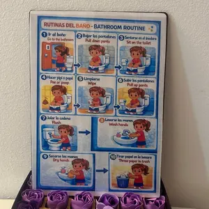 Rutina del baño para niñas