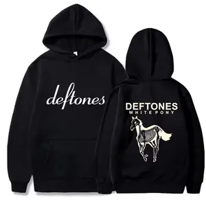 Deftones Autumn and Winter Hoodie for Men Featuring Lightweight and Warm Sweatshirt Design