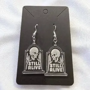 Tombstone Earrings