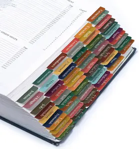 Bible Tabs for Women, Men, 90 Large Print Laminated Bible Tabs,  Tabs for Bible Chapters, Bible Study Tabs