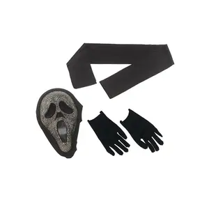 Kid's Ghost Face Gun Powder Bling Costume