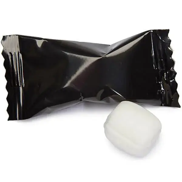 Black Wrapped Butter Mint Creams: 108-Piece Bag