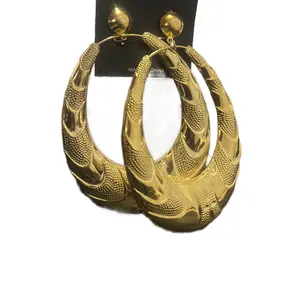 Oval Shape Big Hoops for Women - Fashion Accessory