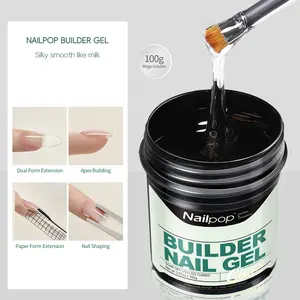 Nailpop 100g Multifunctional Builder Nail Gel - HEMA Free/TPO Free/Healthy Nails