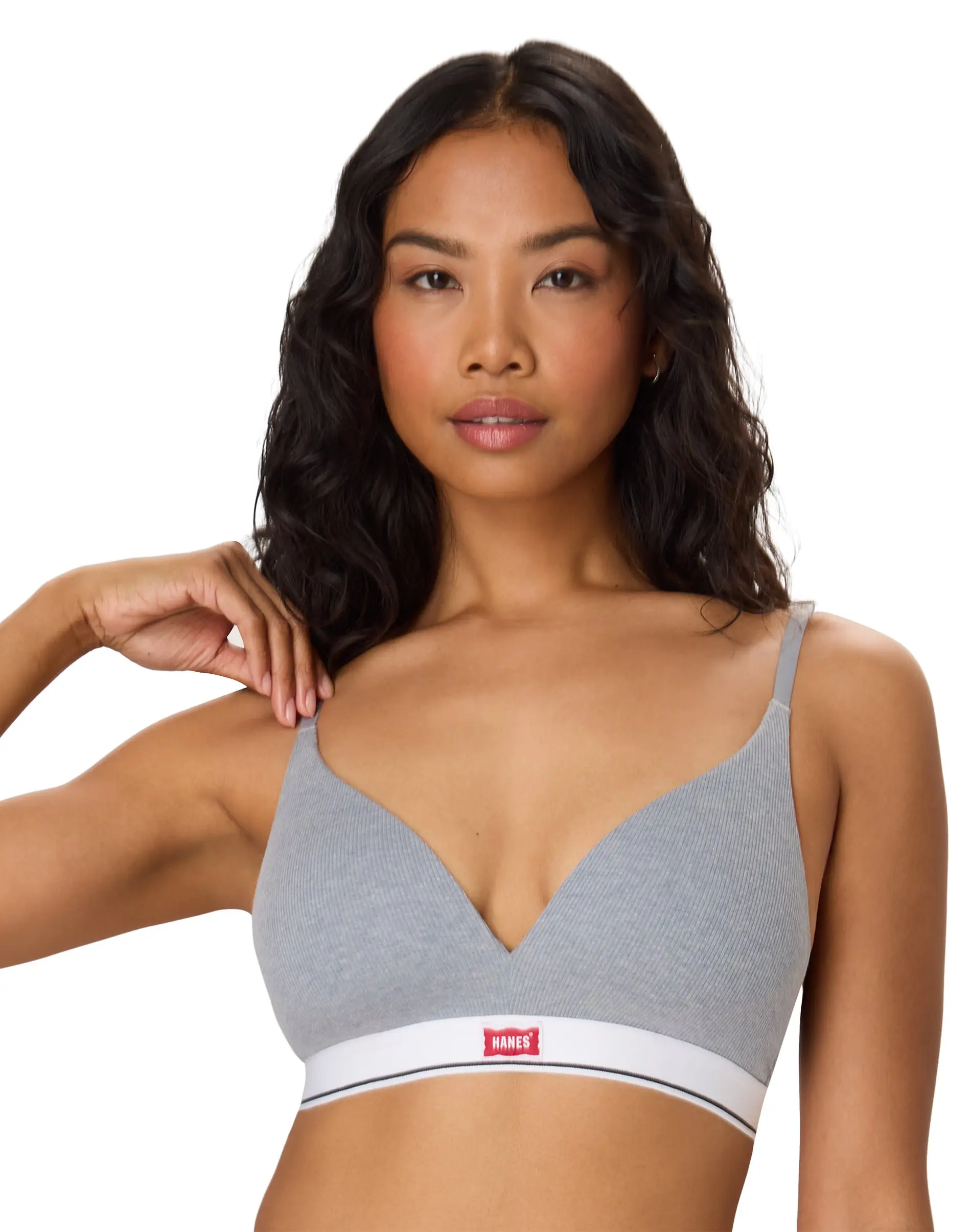 Hanes Legends Wireless Bra ComfortFlex Fit Moisture Wicking Convertible Adjustable Straps Women's