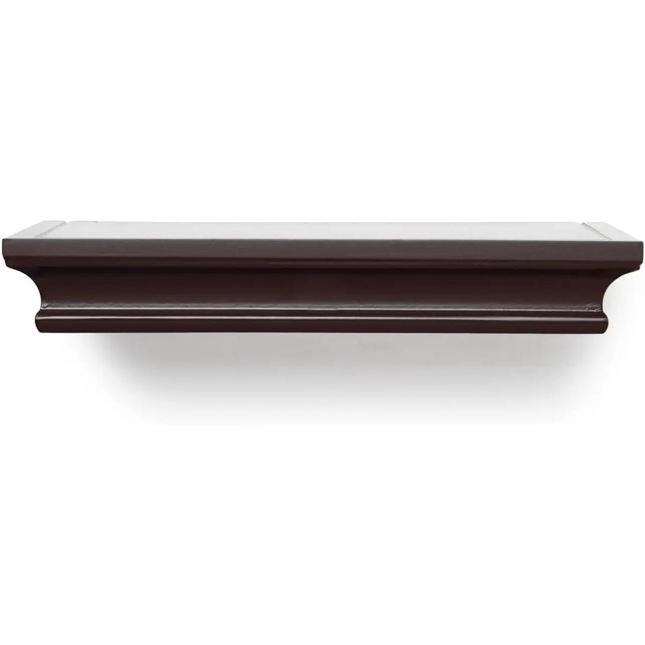 Floating Shelves Wall Mounted, Deeper Wall Storage Shelf for  Decor, Super Sturdy, Easy to Install, 12" Wide, 7.75" Deep, Espresso Brown