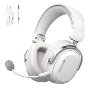 ATTACK SHARK L30Pro Wireless Gaming Headset with 2.4Ghz/BT/Wired, Long Battery Life with Detachable Microphone 7.1 Surround Sound Ultra-Low Latency for PC/PS5/Xbox/Switch/Mobile