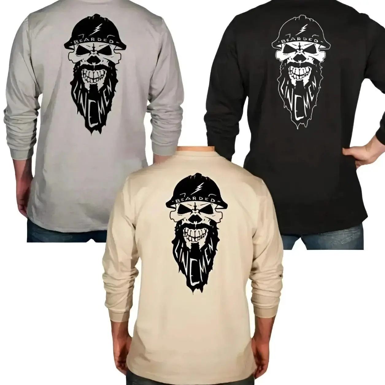 FR Benchmark Benchmark VS Everybody Flame Resistant Long Sleeve Shirt Logo Graphic Hoodie Menswear, Womenswear OZB