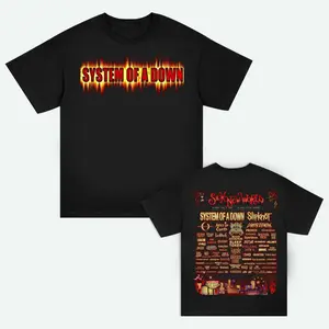 Political Rock Style System of a Down Sick New World Band Tee Gift for Fans T Shirt