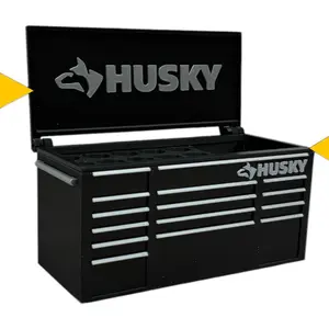 Husky Workbench Toolbox Pen Holder - Mini Tool Chest Organizer for Desk, Durable 3D-Printed Material, Ideal for Mechanics, Woodworkers, and DIYers