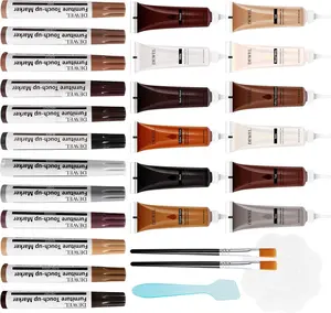 DEWEL Wood Filler, Wood Floor Scratch Remover, Wood Furniture Repair Kit, Wood Marker, Wood Paint, Touch Up Paint Pens for Walls，Furniture Pens for Scratches, Furniture Polish, Wood Stain Pen-28 Sets