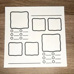 Pattern Keeper – Practice & Reference Expansion Sheet for Wook Books Ohuhu Swatch Kit