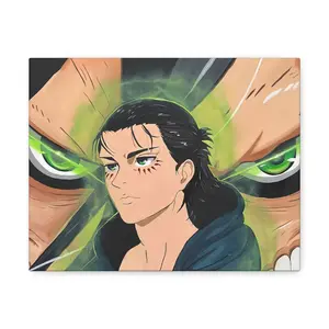 Eren Yeager Attack on Titan Wall Art Canvas Print