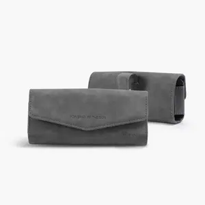 TPARTS Magnetic Suede Visor Glasses Case