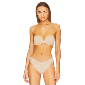 Natori Minimal Strapless Contour Underwire in Cafe
