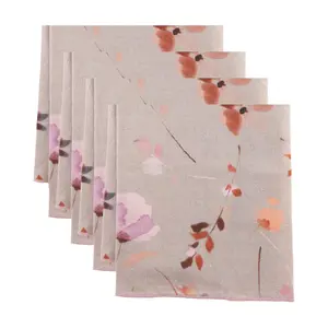 Karma Linen Blend Dinner Napkins Set of 4